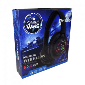 Auriculares Games Wars RGB Negro