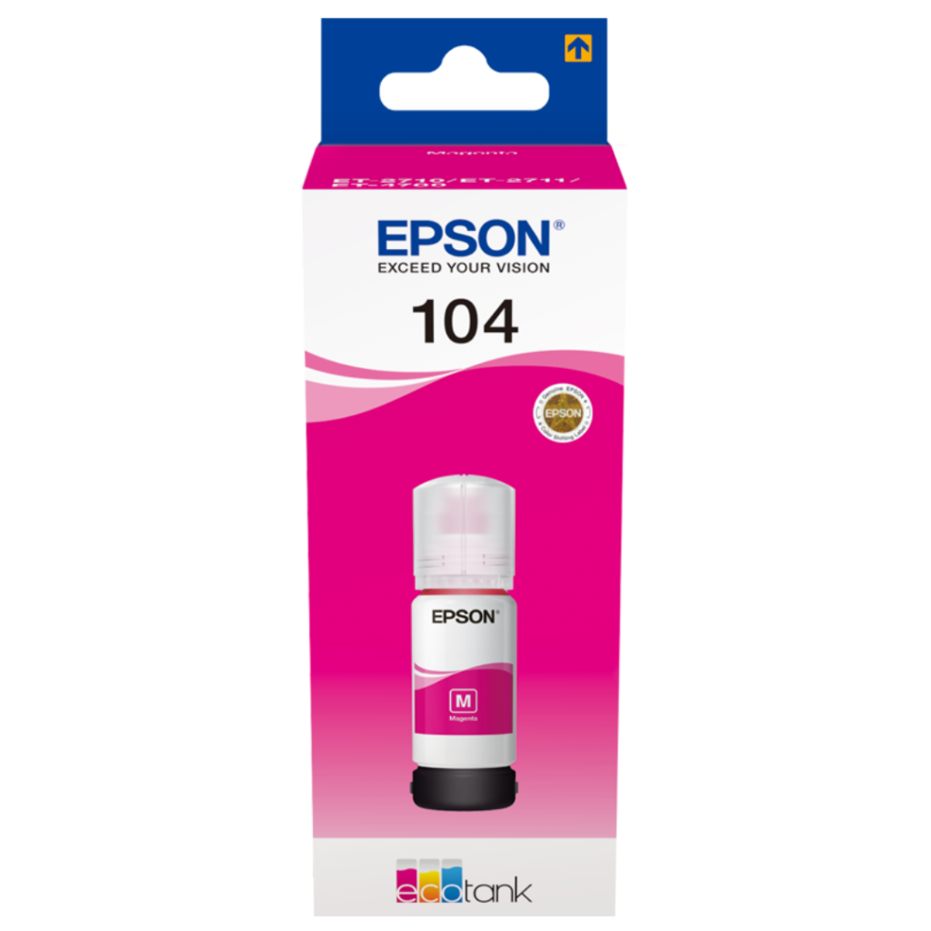 Botella Tinta Epson 104 Magenta - 65ML